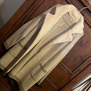 Anthropologie Gray Textured Sweater